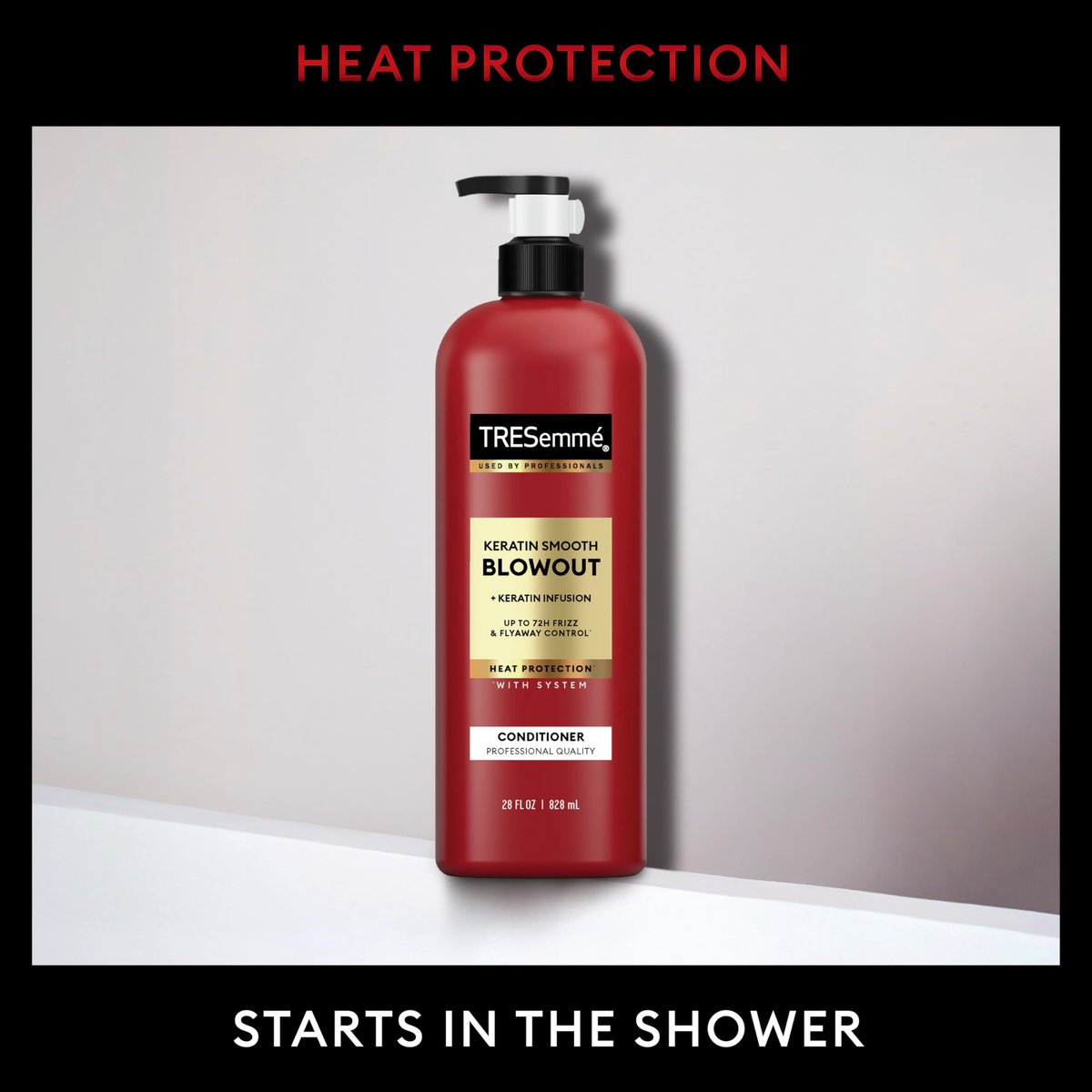 TRESemmé Keratin Smooth Conditioner 4 Pack for Frizzy Hair, 28 Fl Oz Each - Lamellar-Discipline Formula Avelisse