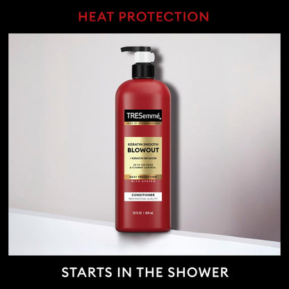 TRESemmé Keratin Smooth Conditioner 4 Pack for Frizzy Hair, 28 Fl Oz Each - Lamellar-Discipline Formula Avelisse