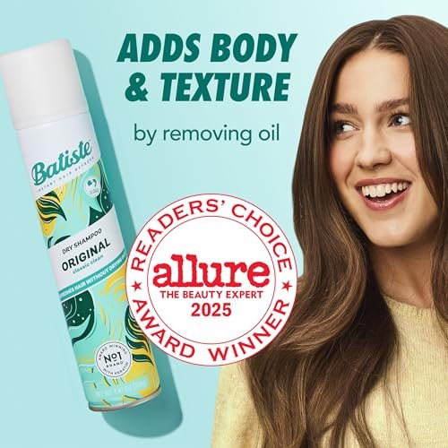 Batiste Dry Shampoo Original Fragrance Classic Clean - Refresh Hair and Absorb Oil Between Washes, 5.71 oz - görsel 8