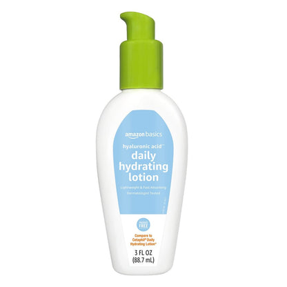 Hyaluronic Acid Face Moisturizer – Hydrating, Oil-Free, Fragrance-Free, Dermatologist Tested, 3 Fl Oz