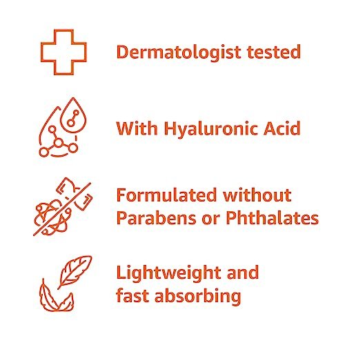 Hyaluronic Acid Face Moisturizer – Hydrating, Oil-Free, Fragrance-Free, Dermatologist Tested, 3 Fl Oz - görsel 6