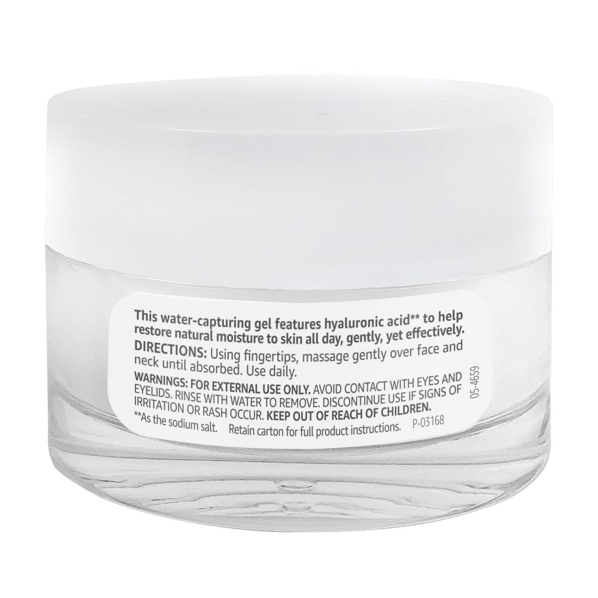 Moisturizing Water Gel with Hyaluronic Acid, Refreshing, 1.7 oz Avelisse