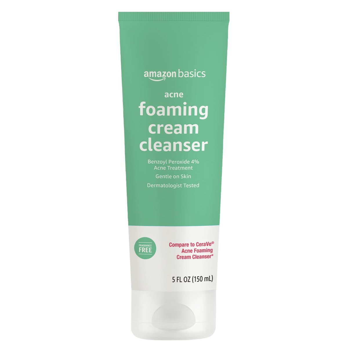 Acne Cream Cleanser with 4% Benzoyl Peroxide, 5 Fl Oz - Effective Acne Treatment Face Wash - görsel 3