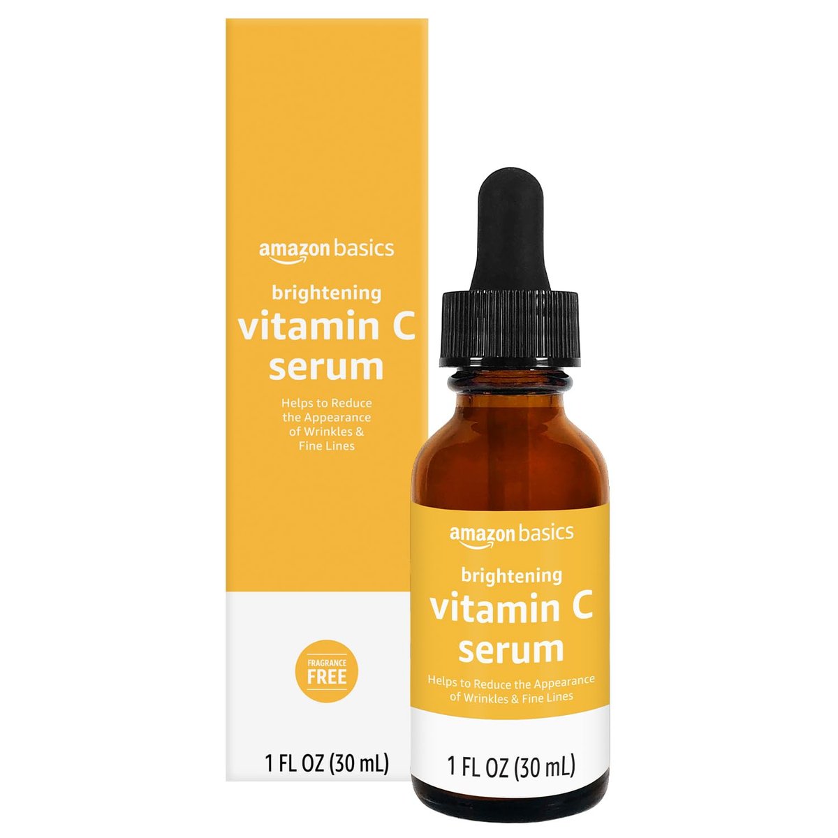 Brightening Vitamin C Serum with Hyaluronic Acid – Anti-Aging Facial Serum for Hydrated, Glowing Skin, 1 oz - görsel 1