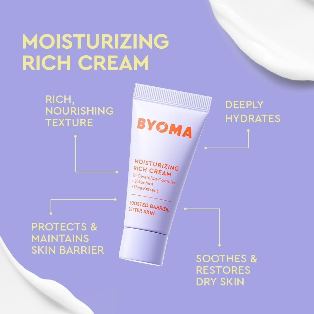 BYOMA So Bright Set - Barrier Repair Skincare Trio for Brighter Skin: Creamy Jelly Cleanser, Brightening Serum & Ceramide Moisturizer (30ml, 15ml, 15ml) Avelisse