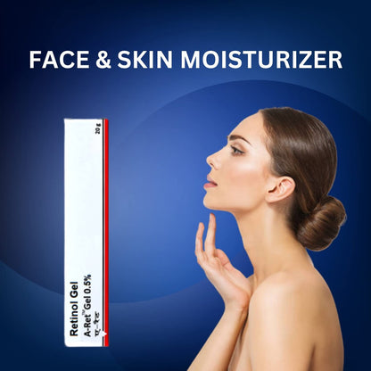 Retinol Gel 0.05% Vitamin A - Anti-Aging Formula for Fine Lines, Wrinkles, Scars & Sun Spots, 20g