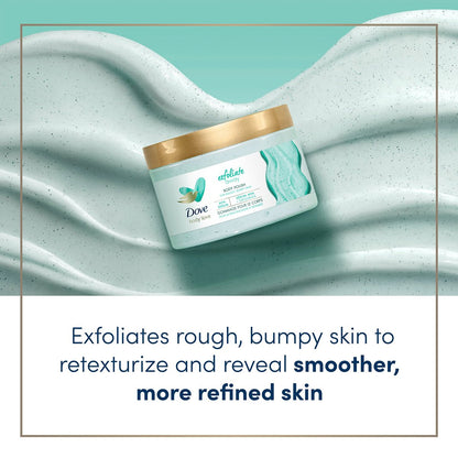 Dove Body Love Body Polish Exfoliate Away 3 Count - AHA Body Scrub for Rough, Bumpy Skin, Silky Smooth Skin, 12 oz Each Avelisse