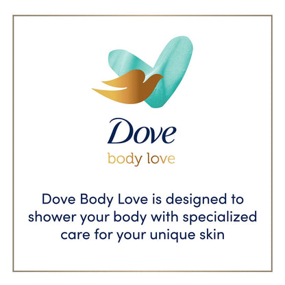 Dove Body Love Body Polish Exfoliate Away 3 Count - AHA Body Scrub for Rough, Bumpy Skin, Silky Smooth Skin, 12 oz Each Avelisse