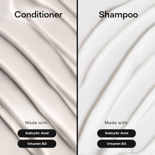 SheaMoisture Anti-Dandruff Shampoo & Conditioner Set with Apple Cider Vinegar, Shea Butter, and 3% Salicylic Acid for Itchy Scalp Relief, 13 oz Each Avelisse