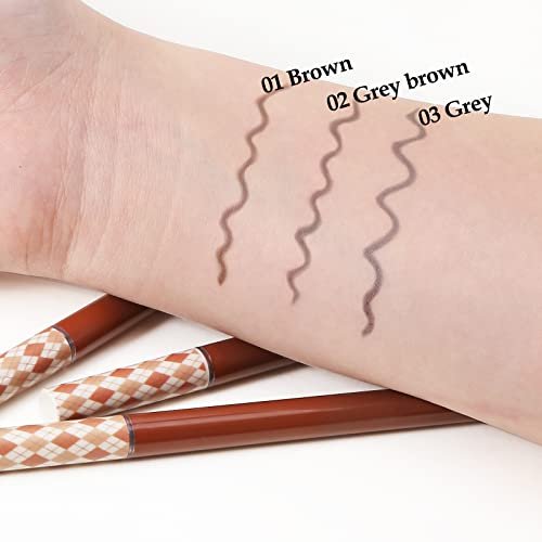 Boobeen Liquid Eyebrow Pen - 0.01mm Precision Tip Micro Brow Pen for Natural, Long-Lasting Eyebrow Makeup (Grey Brown, 0.35 oz) - görsel 10