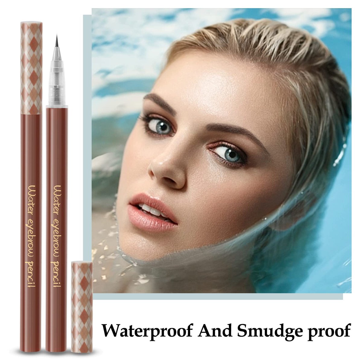 Boobeen Liquid Eyebrow Pen - 0.01mm Precision Tip Micro Brow Pen for Natural, Long-Lasting Eyebrow Makeup (Grey Brown, 0.35 oz) - görsel 11