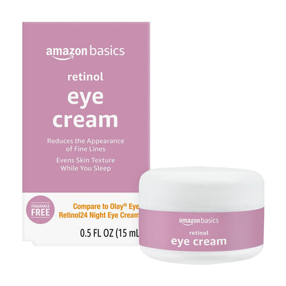 Retinol Under Eye Cream for Fine Lines & Wrinkles - Fragrance Free Night Treatment, 0.5 oz Avelisse