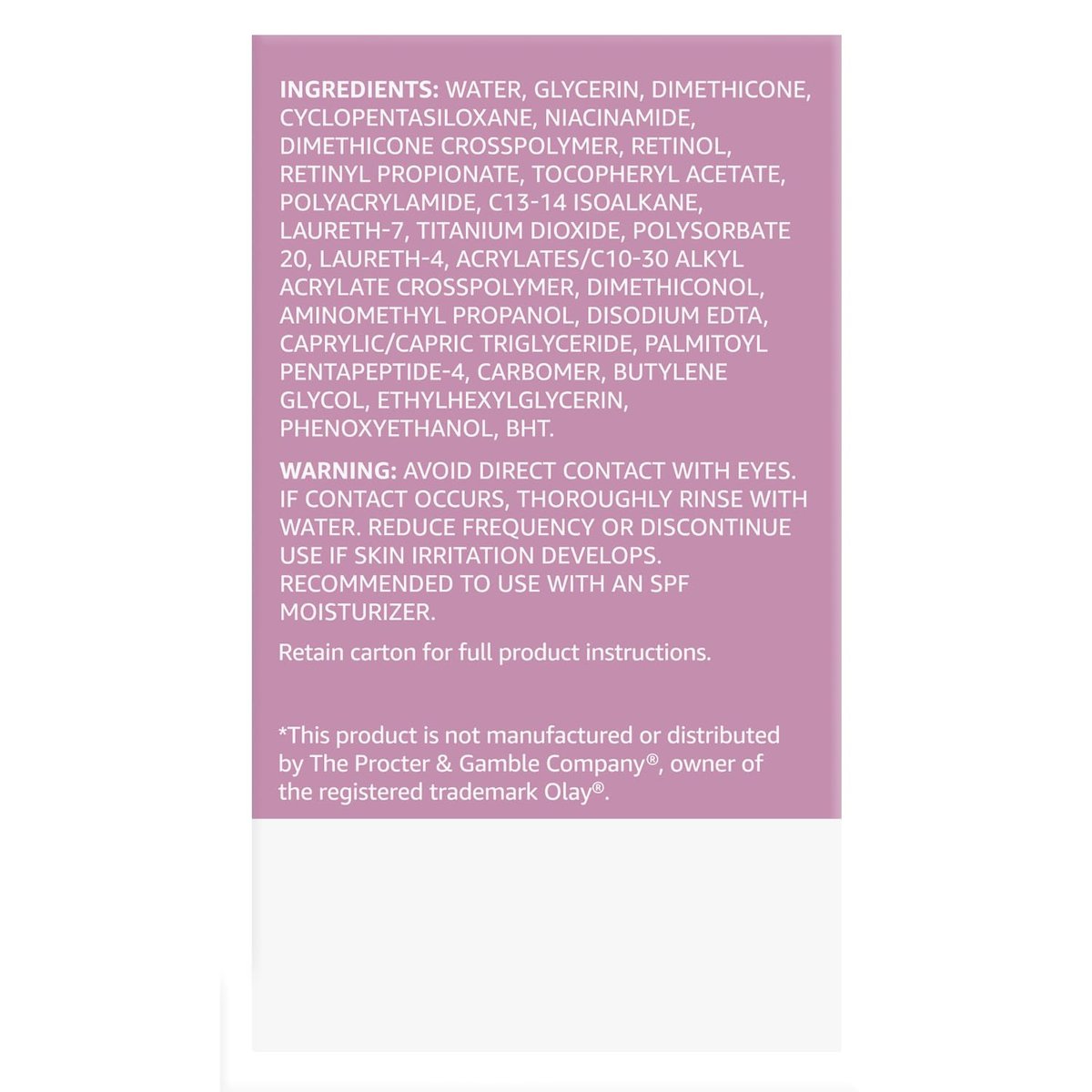 Retinol Under Eye Cream for Fine Lines & Wrinkles - Fragrance Free Night Treatment, 0.5 oz Avelisse