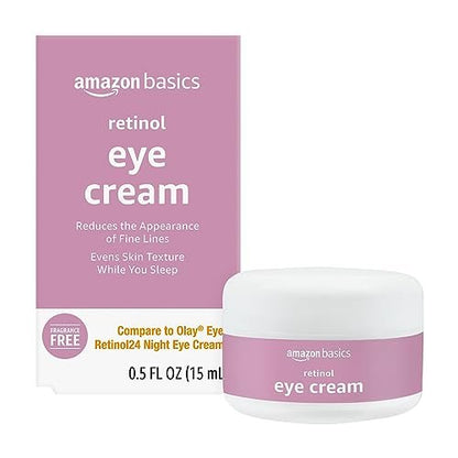 Retinol Under Eye Cream for Fine Lines & Wrinkles - Fragrance Free Night Treatment, 0.5 oz Avelisse