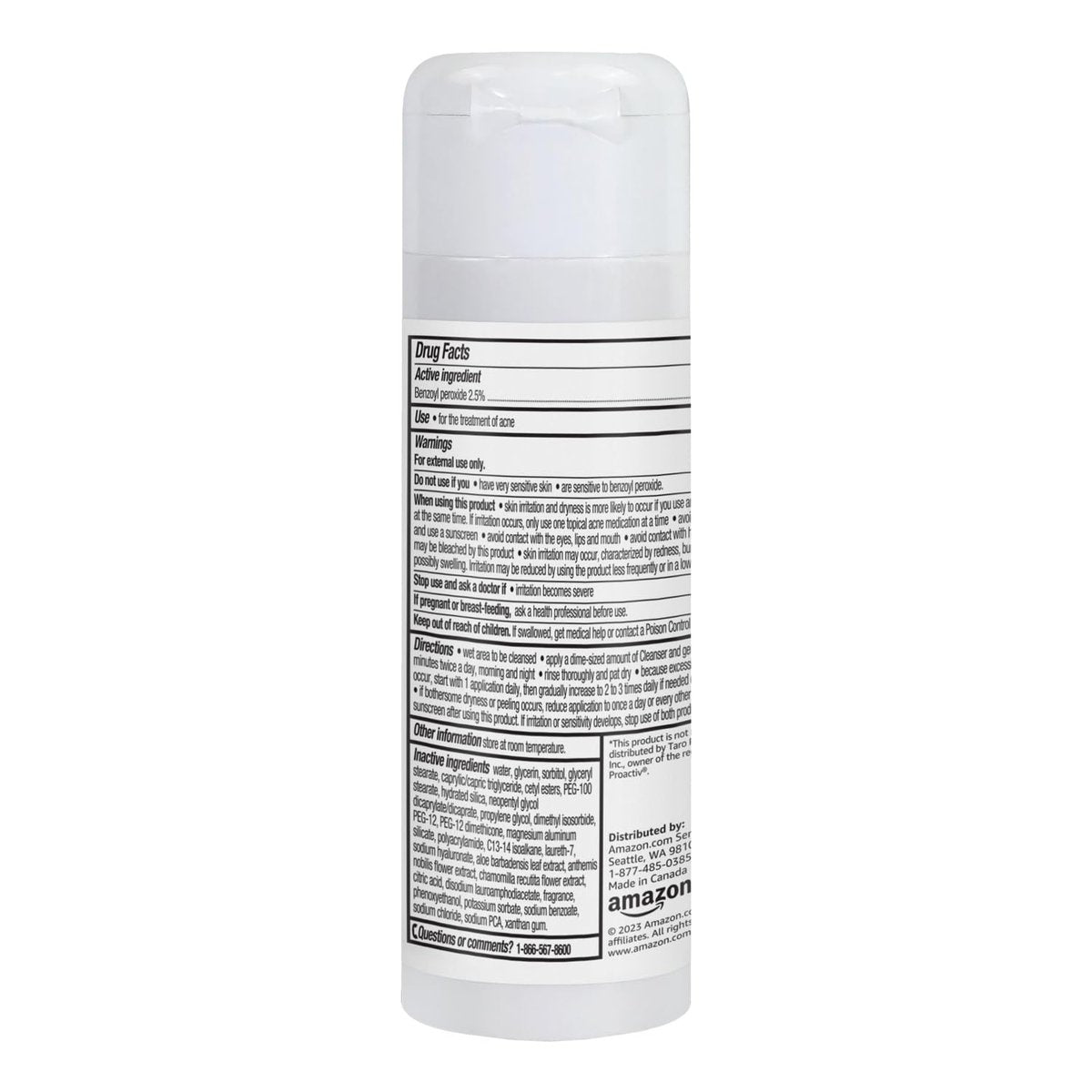 3-Step Acne Treatment System with 2.5% Benzoyl Peroxide Facial Cleanser, 4 oz - görsel 3
