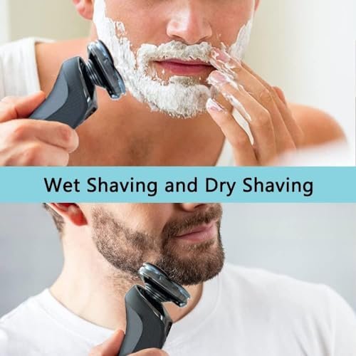 Gleway SH50 Replacement Shaving Head Compatible with Philips Series 5000 - Round Shell Half Cutter-Head Models Avelisse