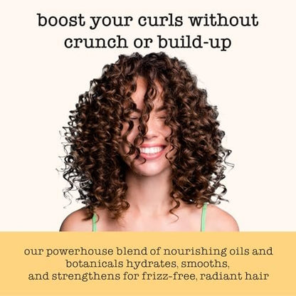 SAUCE BEAUTY Crème Brulee Curl Custard - Frizz Control & Curl Defining Cream with Cocoa Butter, Coconut Oil & Tangerine Oil for Wavy & Coily Hair (10.5 Fl Oz) Avelisse
