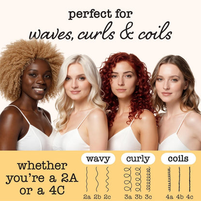 SAUCE BEAUTY Crème Brulee Curl Custard - Frizz Control & Curl Defining Cream with Cocoa Butter, Coconut Oil & Tangerine Oil for Wavy & Coily Hair (10.5 Fl Oz) Avelisse