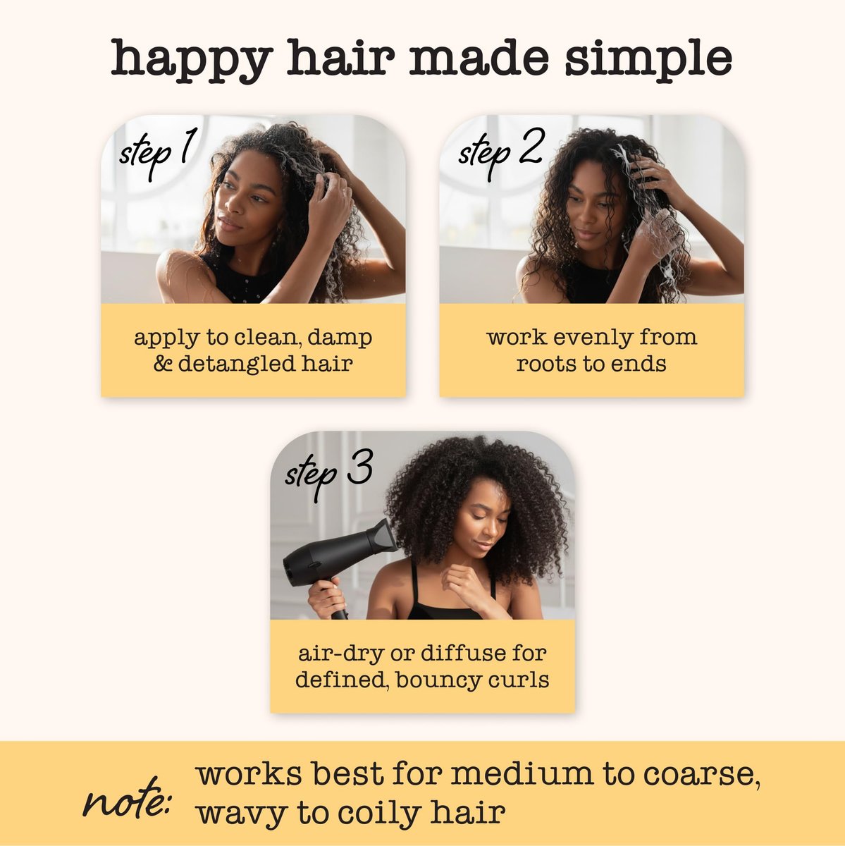 SAUCE BEAUTY Crème Brulee Curl Custard - Frizz Control & Curl Defining Cream with Cocoa Butter, Coconut Oil & Tangerine Oil for Wavy & Coily Hair (10.5 Fl Oz) Avelisse