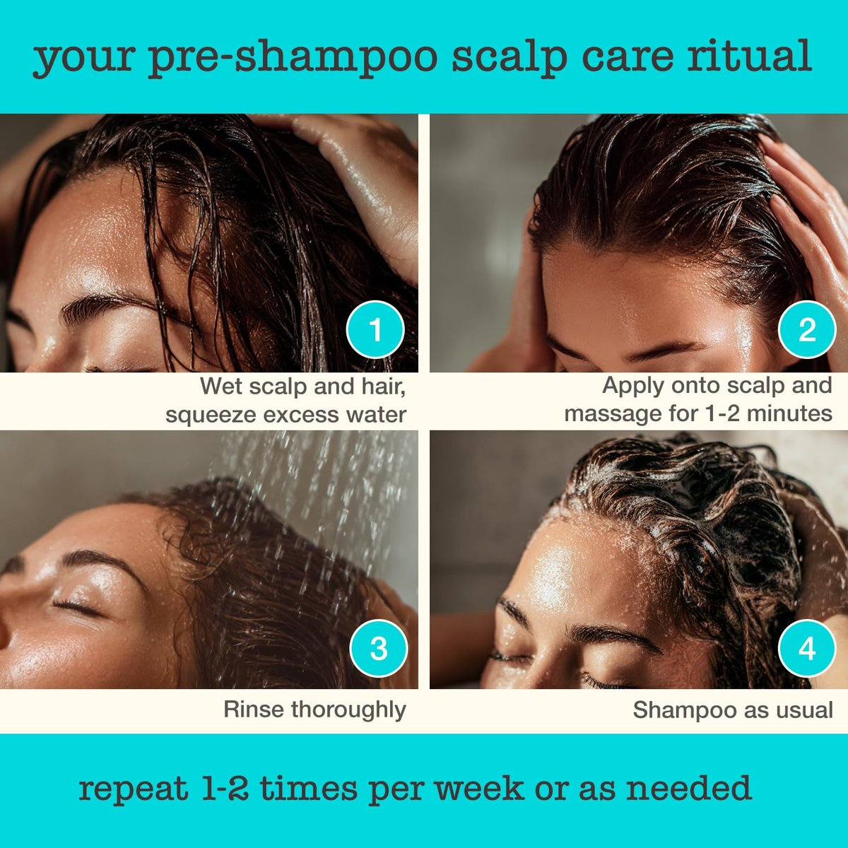 SAUCE BEAUTY Clarifying Scalp Treatment - Sparkling Apple Cider Scalp & Hair Cleanser with Apple Cider Vinegar & Tea Tree Oil for Dry, Itchy Scalp, All Hair Types (8 Fl Oz) Avelisse