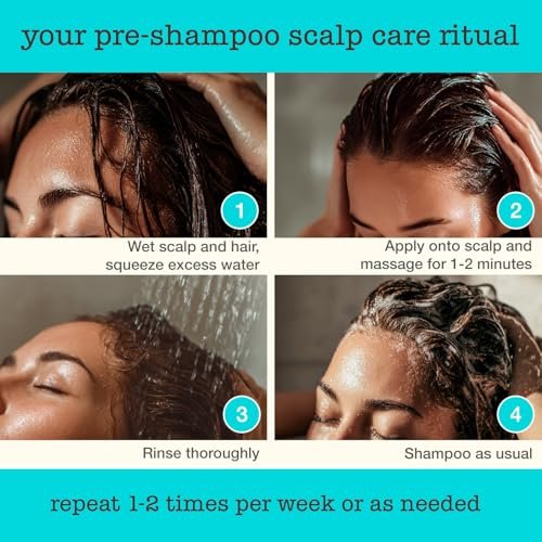 SAUCE BEAUTY Clarifying Scalp Treatment - Sparkling Apple Cider Scalp & Hair Cleanser with Apple Cider Vinegar & Tea Tree Oil for Dry, Itchy Scalp, All Hair Types (8 Fl Oz) Avelisse