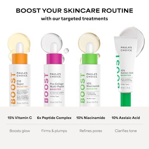 Paula’s Choice Pro-Collagen Multi-Peptide Booster Face Serum – Wrinkle Serum with Hyaluronic Acid & Amino Acids, Fragrance-Free, 0.67 oz Avelisse