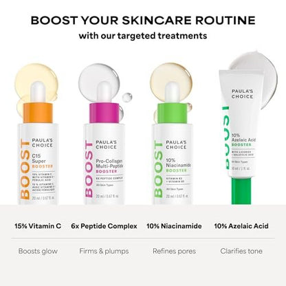 Paula’s Choice Pro-Collagen Multi-Peptide Booster Face Serum – Wrinkle Serum with Hyaluronic Acid & Amino Acids, Fragrance-Free, 0.67 oz Avelisse