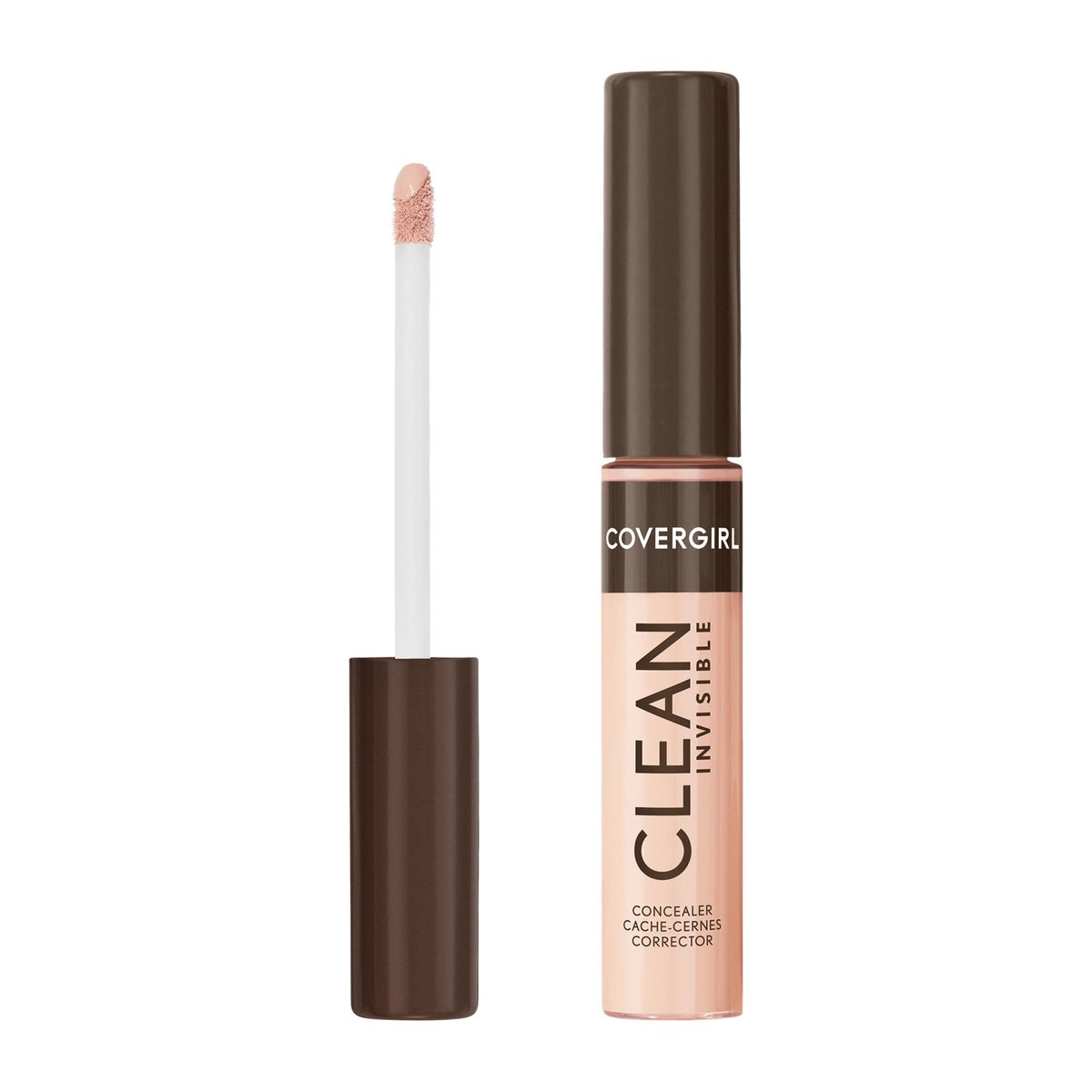 COVERGIRL Clean Invisible Concealer - Light Ivory 103, Lightweight Hydrating Vegan Formula, 0.23 oz - görsel 1