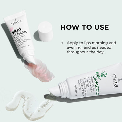 IMAGE Skincare Ormedic pH Balancing Lip Enhancement Complex - Clear & Sheer Pink (Set of 2) - Hydrating Lip Plumper with Avocado Oil & Vitamin E Avelisse