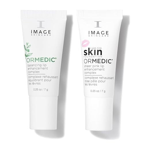 IMAGE Skincare Ormedic pH Balancing Lip Enhancement Complex - Clear & Sheer Pink (Set of 2) - Hydrating Lip Plumper with Avocado Oil & Vitamin E Avelisse
