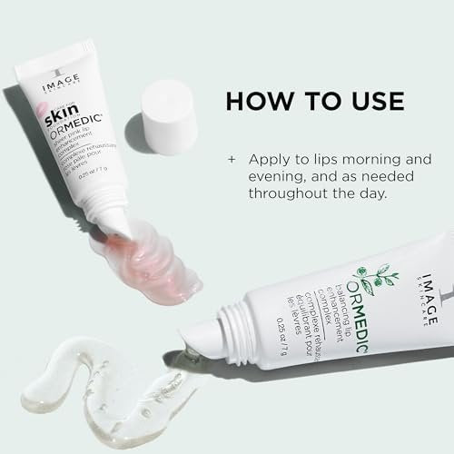 IMAGE Skincare Ormedic pH Balancing Lip Enhancement Complex - Clear & Sheer Pink (Set of 2) - Hydrating Lip Plumper with Avocado Oil & Vitamin E Avelisse