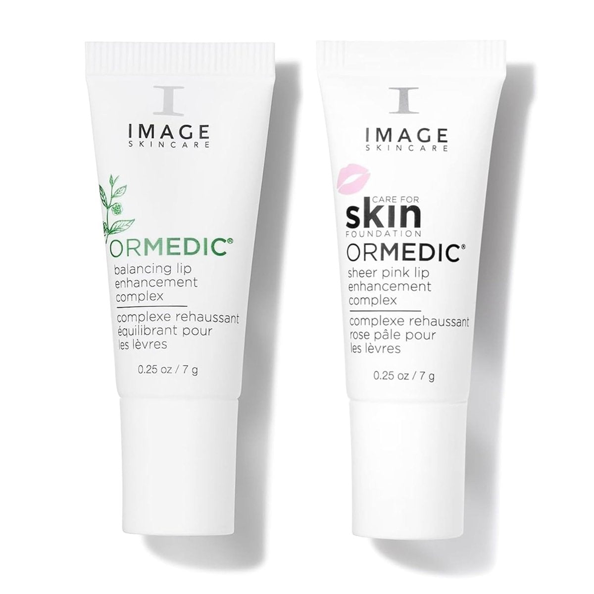IMAGE Skincare Ormedic pH Balancing Lip Enhancement Complex - Clear & Sheer Pink (Set of 2) - Hydrating Lip Plumper with Avocado Oil & Vitamin E Avelisse