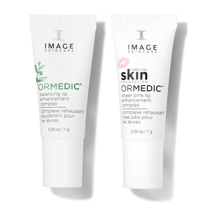 IMAGE Skincare Ormedic pH Balancing Lip Enhancement Complex - Clear & Sheer Pink (Set of 2) - Hydrating Lip Plumper with Avocado Oil & Vitamin E Avelisse