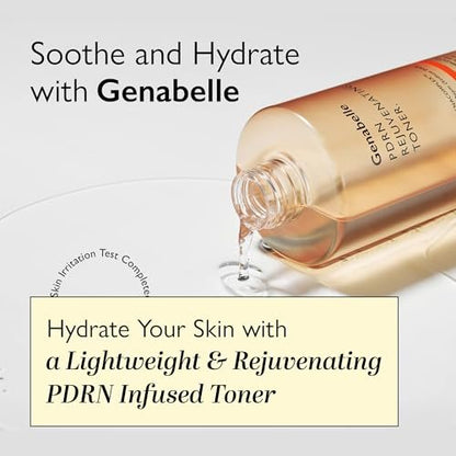 Genabelle PDRN Rejuvenating Toner - Deep Hydration & Skin Barrier Support with PDRN, Panthenol, Hyaluronic Acid - 300ml Avelisse