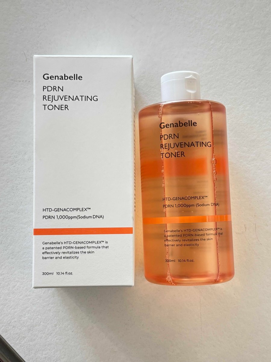 Genabelle PDRN Rejuvenating Toner - Deep Hydration & Skin Barrier Support with PDRN, Panthenol, Hyaluronic Acid - 300ml Avelisse