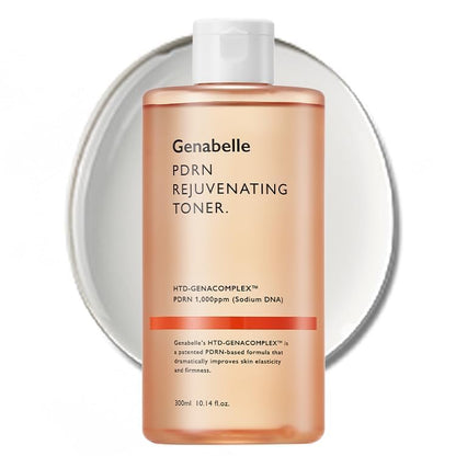 Genabelle PDRN Rejuvenating Toner - Deep Hydration & Skin Barrier Support with PDRN, Panthenol, Hyaluronic Acid - 300ml Avelisse