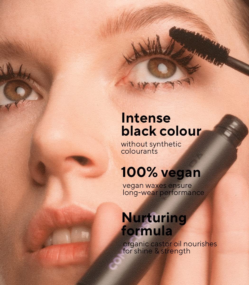 MADARA Organic Skincare Come Closer Infinite Lash Mascara – Lengthening & Defining Peptide-Infused Mascara, Ecocert Certified, Jet Black, 0.2 oz - görsel 13