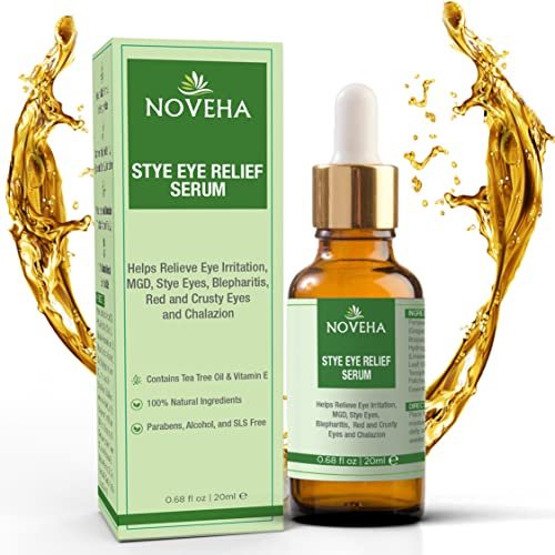 NOVEHA Stye Relief Serum for Blepharitis Management & Eyelid Bumps - 20 ml (0.68 Fl Oz) - görsel 1