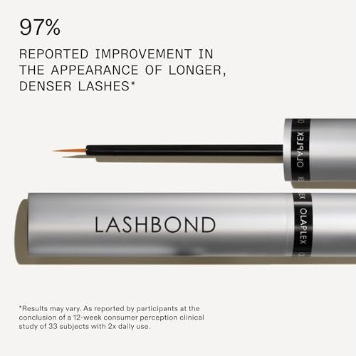 Olaplex Lashbond Building Serum – Clear Eyelash Enhancing Serum for Natural, Longer, Healthier, Thicker, Fuller-Looking Lashes | Daily Use, Results in as Little as 2 Weeks, 4.5 mL / 0.15 Fl Oz Avelisse