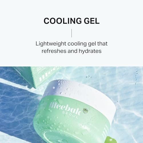 Meebak Cica Gel Face Moisturizer – Lightweight Hydrating Water Cream with Hyaluronic Acid & Vegan Collagen for All-Day Glass Skin Avelisse
