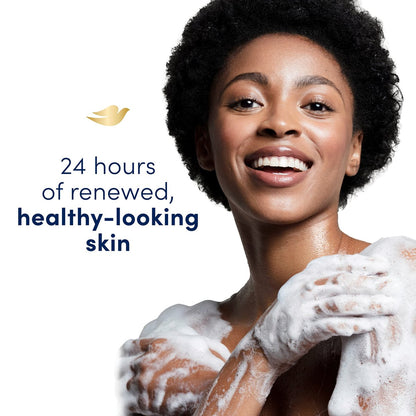 Dove Renewing Peony & Rose Oil Body Wash, 4 Count (20 oz Each) - Gentle Cleanser for Healthy-Looking Skin Avelisse