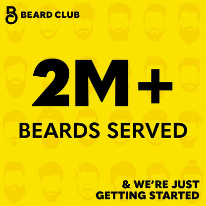 Beard Club Men's Boar Bristle Brush - Birchwood Grooming Tool for Styling, Taming and Healthy Beard Growth Avelisse