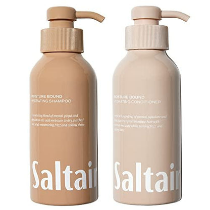 Saltair Moisture Bound Haircare Set – Shampoo & Conditioner 2-Pack, 28 Fl Oz (1L) Total for Hydrated, Healthy Hair Avelisse