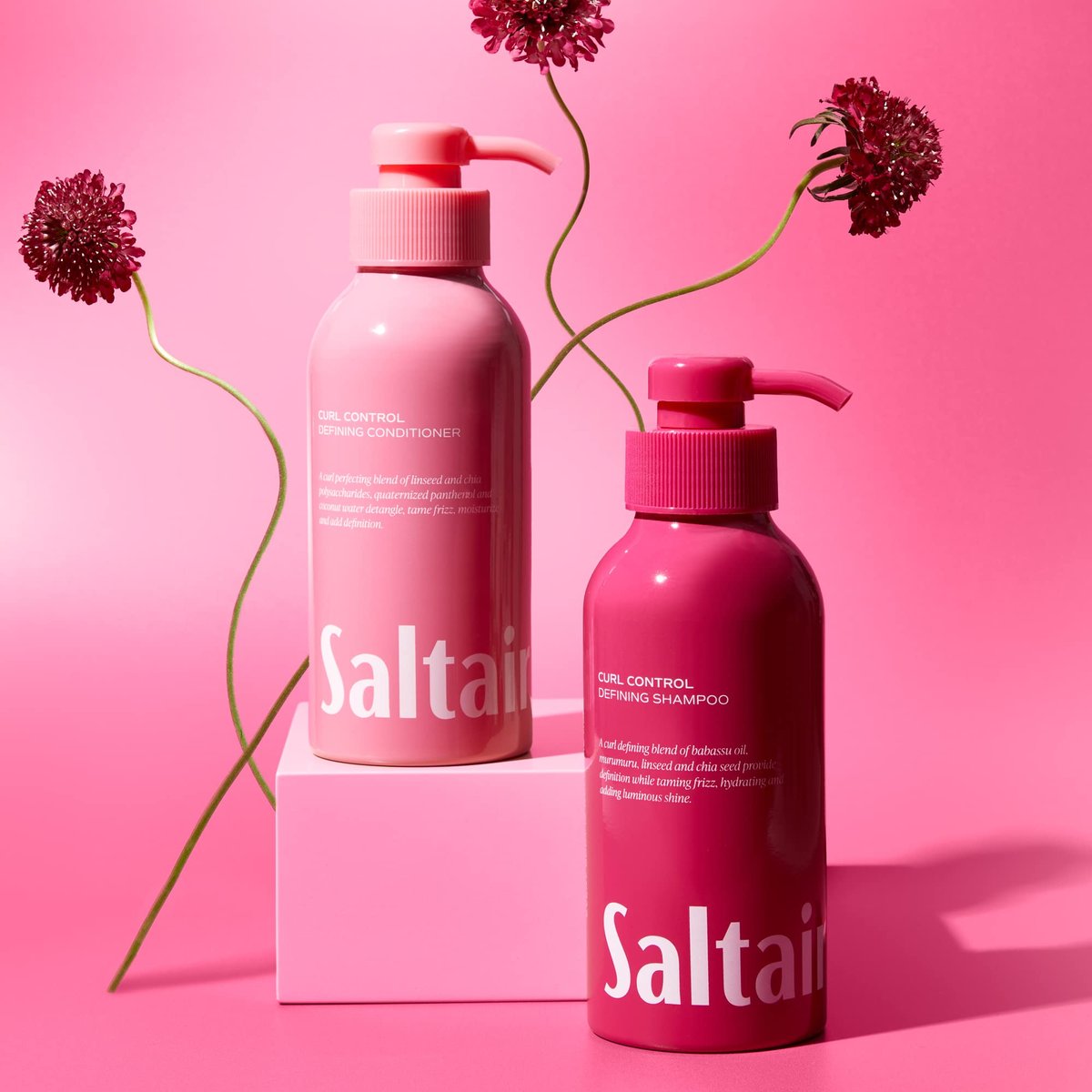 Saltair Curl Control Haircare Set – Shampoo and Conditioner for Defined, Frizz-Free Curls Avelisse