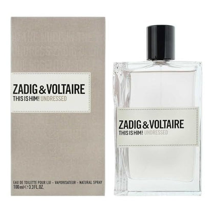Zadig & Voltaire This Is Him Undressed Eau De Toilette for Men, 3.3 oz