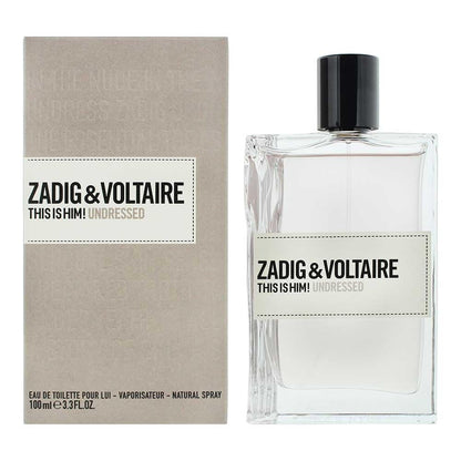 Zadig & Voltaire This Is Him Undressed Eau De Toilette for Men, 3.3 oz