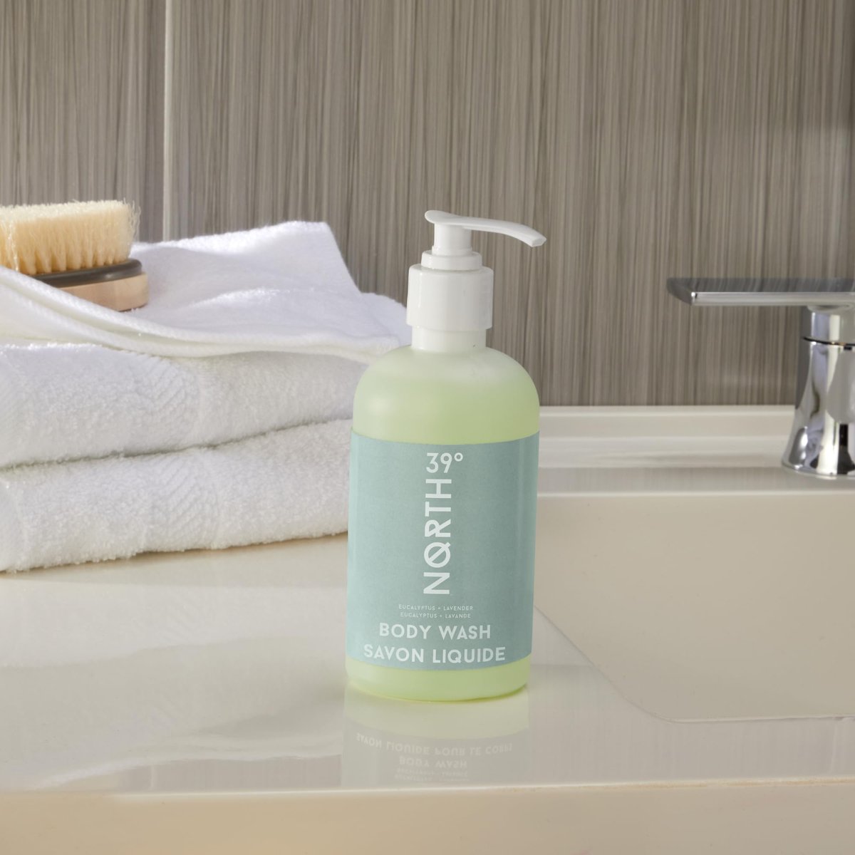 39° North Body Wash - Eucalyptus & Lavender Scent - Cleansing & Moisturizing - All Natural - 8.5 oz - Featured in Courtyard by Marriott & Residence Inn Avelisse