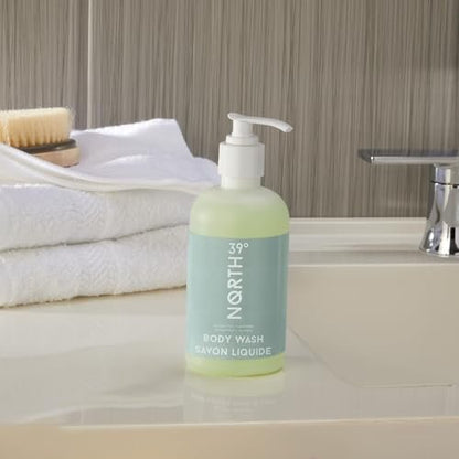 39° North Body Wash - Eucalyptus & Lavender Scent - Cleansing & Moisturizing - All Natural - 8.5 oz - Featured in Courtyard by Marriott & Residence Inn Avelisse