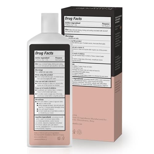 KAMEDIS Beard Wash - Dandruff & Flake Free Beard Shampoo with Pyrithione Zinc & Salicylic Acid, 6.7 oz - görsel 4