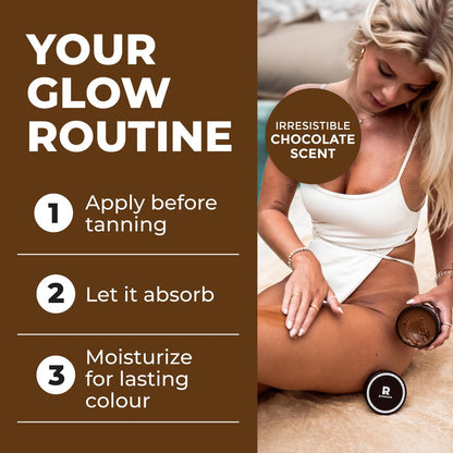 BYROKKO Shine Brown Chocolate Tan Accelerator Cream – Fast Bronzer for Deep, Long-Lasting Glow, 6.8 Fl Oz Avelisse